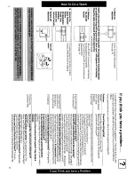 Предварительный просмотр 8 страницы Hotpoint 9586 User Handbook Manual