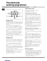 Предварительный просмотр 6 страницы Hotpoint AHP662K/1 Operating Instructions Manual