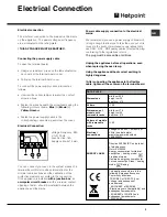 Предварительный просмотр 3 страницы Hotpoint AHP662K Operating Instructions Manual