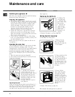 Предварительный просмотр 12 страницы Hotpoint AHP662K Operating Instructions Manual