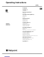 Hotpoint AHP69PGX Operating Instructions Manual предпросмотр