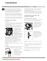 Предварительный просмотр 4 страницы Hotpoint AQ D 169 PM Series Instructions For Installation And Use Manual