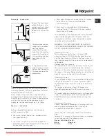 Предварительный просмотр 5 страницы Hotpoint AQ D 169 PM Series Instructions For Installation And Use Manual