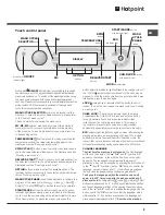 Предварительный просмотр 7 страницы Hotpoint AQ113D 697 E Instructions For Installation And Use Manual