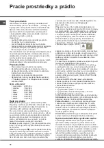 Preview for 32 page of Hotpoint AQD970D49 Instructions For Installation And Use Manual