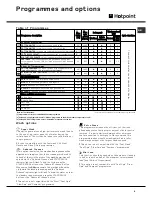 Preview for 9 page of Hotpoint AQGD 169 S Instruction Booklet