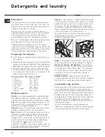 Предварительный просмотр 10 страницы Hotpoint AQGL 129 PI Instruction Booklet