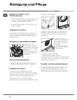 Предварительный просмотр 46 страницы Hotpoint AQS73D 09 Instructions For Installation And Use Manual