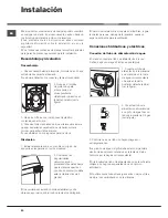 Предварительный просмотр 50 страницы Hotpoint AQS73D 09 Instructions For Installation And Use Manual