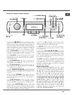 Предварительный просмотр 53 страницы Hotpoint AQS73D 09 Instructions For Installation And Use Manual