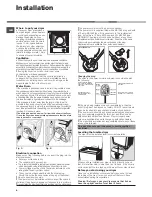 Preview for 4 page of Hotpoint AQUALTIS AAQCF 81 U Instruction Booklet