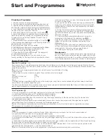 Preview for 7 page of Hotpoint AQUALTIS AAQCF 81 U Instruction Booklet