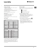 Preview for 13 page of Hotpoint AQUALTIS AAQCF 81 U Instruction Booklet