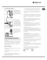 Предварительный просмотр 3 страницы Hotpoint Aqualtis AQ113D 697E Instructions For Installation And Use Manual