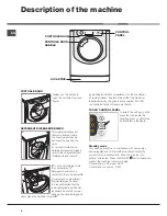 Предварительный просмотр 6 страницы Hotpoint Aqualtis AQ113D 697E Instructions For Installation And Use Manual