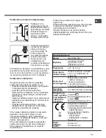 Предварительный просмотр 39 страницы Hotpoint Aqualtis AQ113DA 697 I Instructions For Installation And Use Manual