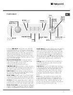 Предварительный просмотр 7 страницы Hotpoint AQUALTIS AQ113L 297 I Instructions For Installation And Use Manual