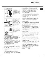 Preview for 3 page of Hotpoint AQUALTIS AQ7F 29 I Instructions For Installation And Use Manual