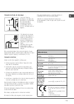 Preview for 15 page of Hotpoint AQUALTIS AQ7L 092 U Instructions For Installation And Use Manual