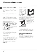 Preview for 58 page of Hotpoint AQUALTIS AQ7L 092 U Instructions For Installation And Use Manual