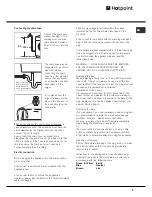 Предварительный просмотр 3 страницы Hotpoint AQUALTIS AQ7L49I Instructions For Installation And Use Manual