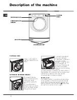 Предварительный просмотр 6 страницы Hotpoint AQUALTIS AQ7L49I Instructions For Installation And Use Manual