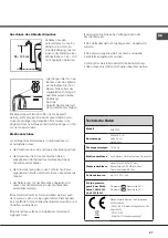 Предварительный просмотр 27 страницы Hotpoint AQUALTIS AQ83F 49 Instructions For Installation And Use Manual