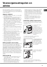 Предварительный просмотр 45 страницы Hotpoint AQUALTIS AQ83F 49 Instructions For Installation And Use Manual