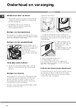 Предварительный просмотр 46 страницы Hotpoint AQUALTIS AQ83F 49 Instructions For Installation And Use Manual