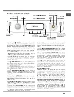 Предварительный просмотр 17 страницы Hotpoint AQUALTIS AQ8D 492 U Instructions For Installation And Use Manual