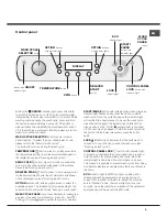 Preview for 5 page of Hotpoint AQUALTIS AQ93F 29 Instructions For Installation And Use Manual