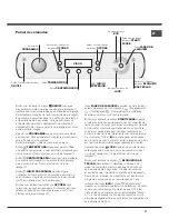 Preview for 17 page of Hotpoint AQUALTIS AQ93F 29 Instructions For Installation And Use Manual