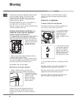 Preview for 26 page of Hotpoint AQUALTIS AQ93F 29 Instructions For Installation And Use Manual