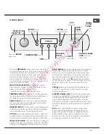 Предварительный просмотр 5 страницы Hotpoint AQUALTIS AQ93F 69 Instructions For Installation And Use Manual