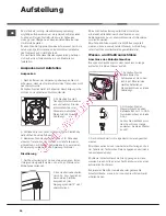 Предварительный просмотр 26 страницы Hotpoint AQUALTIS AQ93F 69 Instructions For Installation And Use Manual