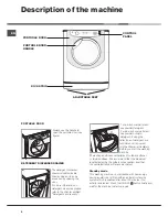 Предварительный просмотр 6 страницы Hotpoint AQUALTIS AQ9L 292 I Instructions For Installation And Use Manual