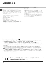 Preview for 18 page of Hotpoint AQUALTIS AQC9 CF7 Instruction Booklet