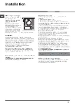 Preview for 40 page of Hotpoint AQUALTIS AQC9 CF7 Instruction Booklet