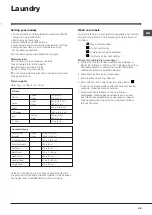 Preview for 49 page of Hotpoint AQUALTIS AQC9 CF7 Instruction Booklet