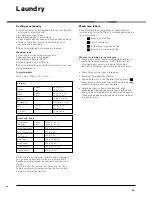 Preview for 13 page of Hotpoint Aqualtis AQCF 852 BI Instruction Booklet