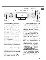 Preview for 17 page of Hotpoint AQUALTIS AQD970D 49 Instructions For Installation And Use Manual