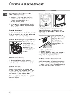 Предварительный просмотр 34 страницы Hotpoint AQUALTIS AQD970D 49 Instructions For Installation And Use Manual