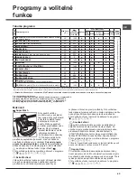 Предварительный просмотр 43 страницы Hotpoint AQUALTIS AQD970D 49 Instructions For Installation And Use Manual