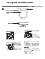 Preview for 6 page of Hotpoint AQUALTIS AQD970L 49 Instructions For Installation And Use Manual