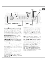 Preview for 7 page of Hotpoint AQUALTIS AQD970L 49 Instructions For Installation And Use Manual