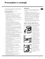 Предварительный просмотр 17 страницы Hotpoint AQUALTIS AQD970L 49 Instructions For Installation And Use Manual