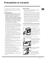 Предварительный просмотр 29 страницы Hotpoint AQUALTIS AQD970L 49 Instructions For Installation And Use Manual