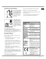 Предварительный просмотр 39 страницы Hotpoint AQUALTIS AQD970L 49 Instructions For Installation And Use Manual