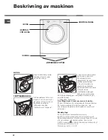 Предварительный просмотр 42 страницы Hotpoint AQUALTIS AQD970L 49 Instructions For Installation And Use Manual