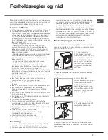 Preview for 77 page of Hotpoint AQUALTIS AQD970L 49 Instructions For Installation And Use Manual